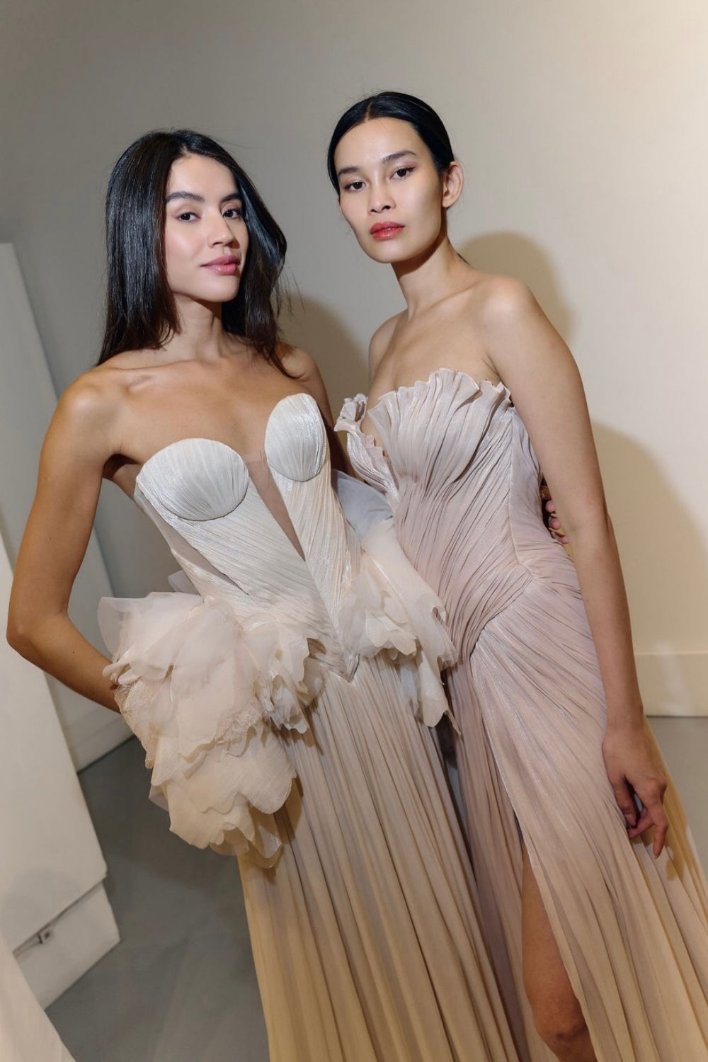 Strapless Bridal Gown V-Neck Mermaid Wedding Dresses SW243 Sheer Fairy