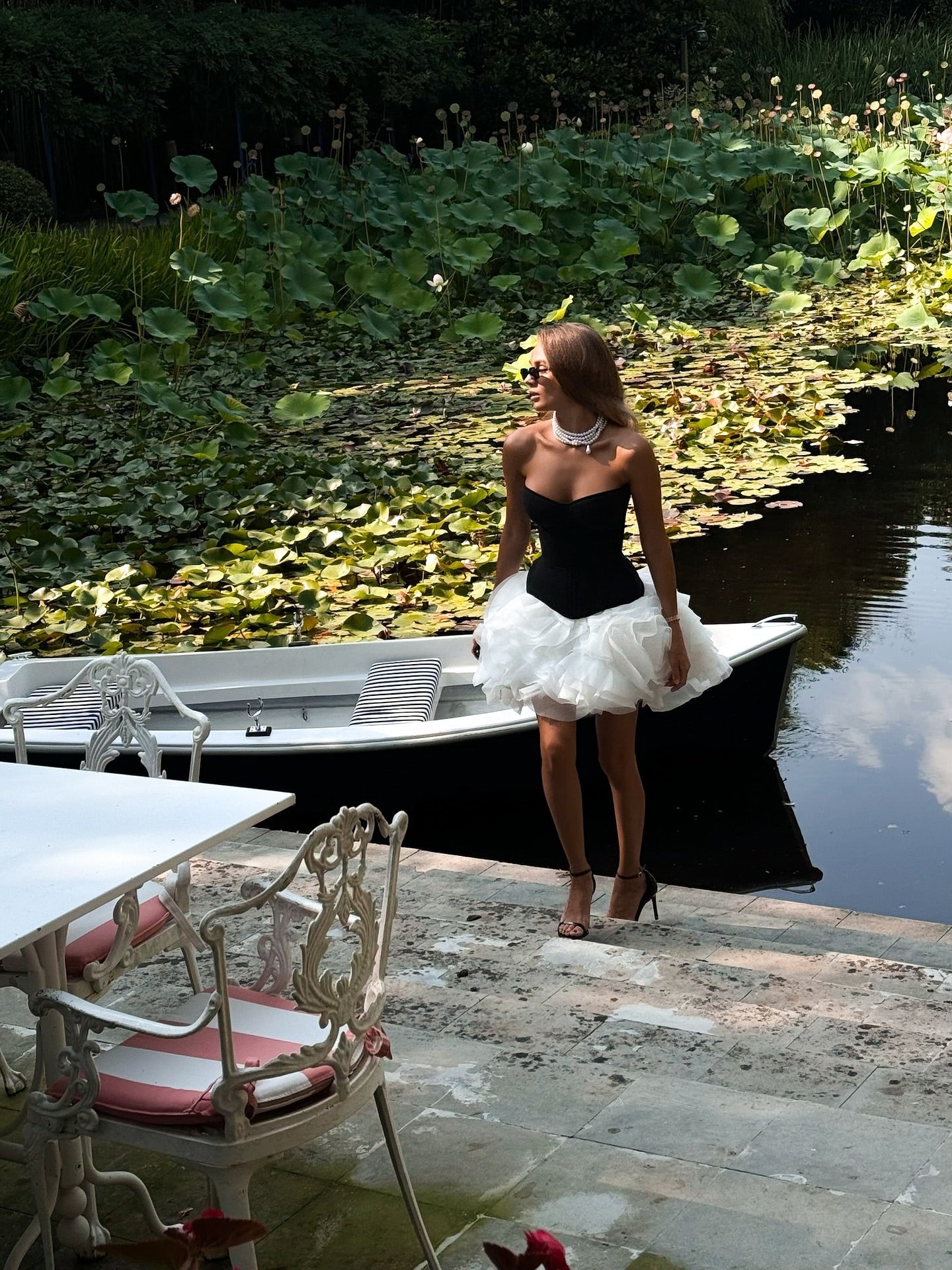 Luxury Strapless Corset Homecoming Dress with Structured Tulle Ruffle Skirt RM211 Sheer Fairy