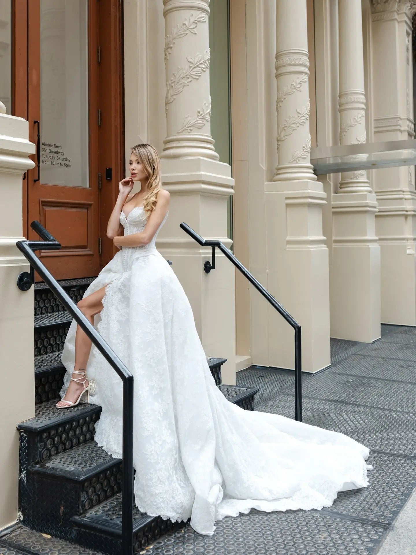 Corset Bridal Off-the-Shoulder Lace Ball Gown Wedding Dress SW588 Sheer Fairy