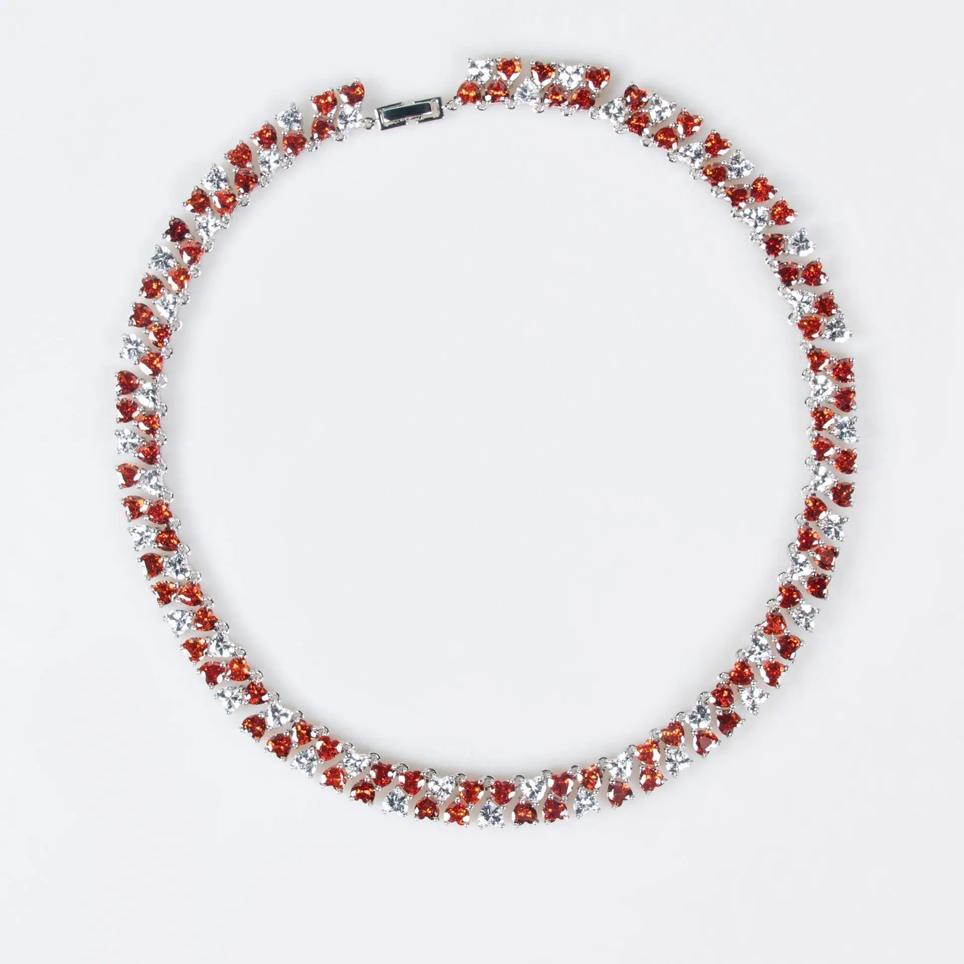 Amber Tennis Crystal Bridal Jewelry Set JW045 Sheer Fairy