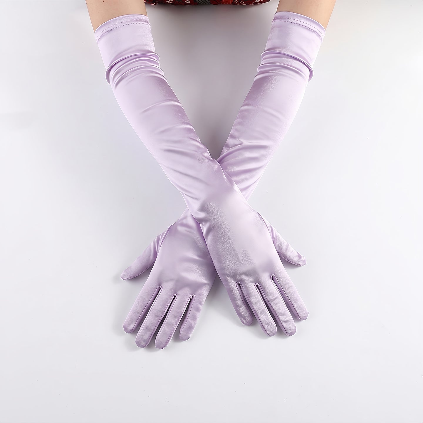 Long Satin  Gloves   Wedding Bridal Prom Evening Gown Accessories GL003 SHEER FAIRY