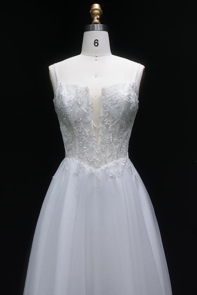White Intricate Lace Tulle Mini Ballgown Homecoming Dress RM140 Sheer Fairy