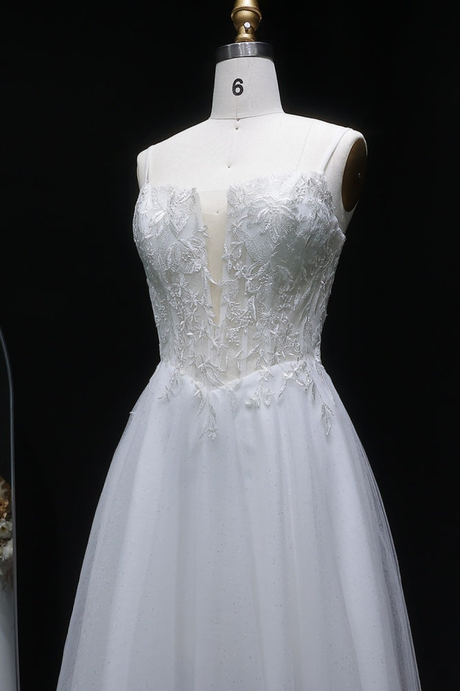 White Intricate Lace Tulle Mini Ballgown Homecoming Dress RM140 Sheer Fairy