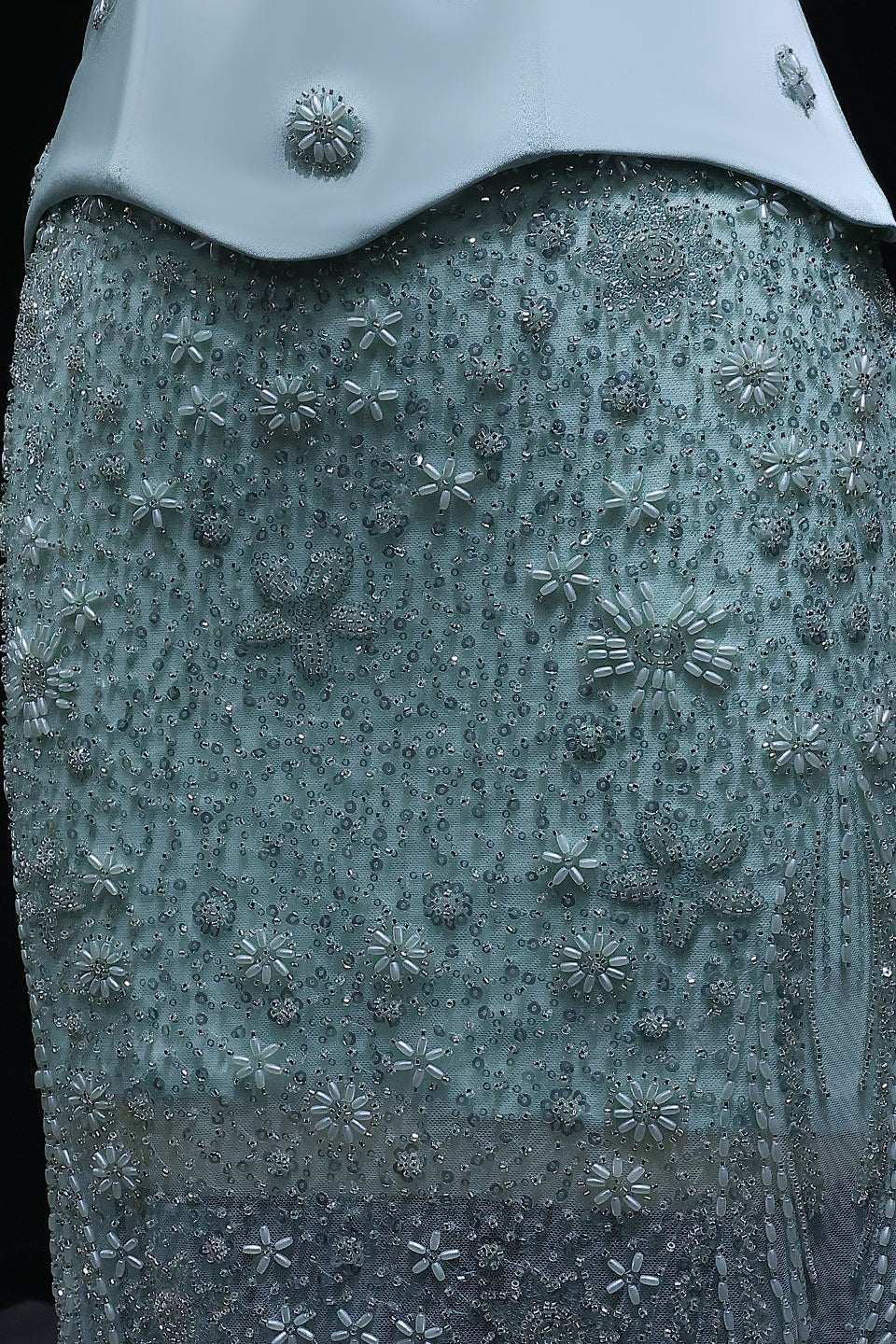 Corset Bodice Mermaid 3D Floral Evening Dress SS697