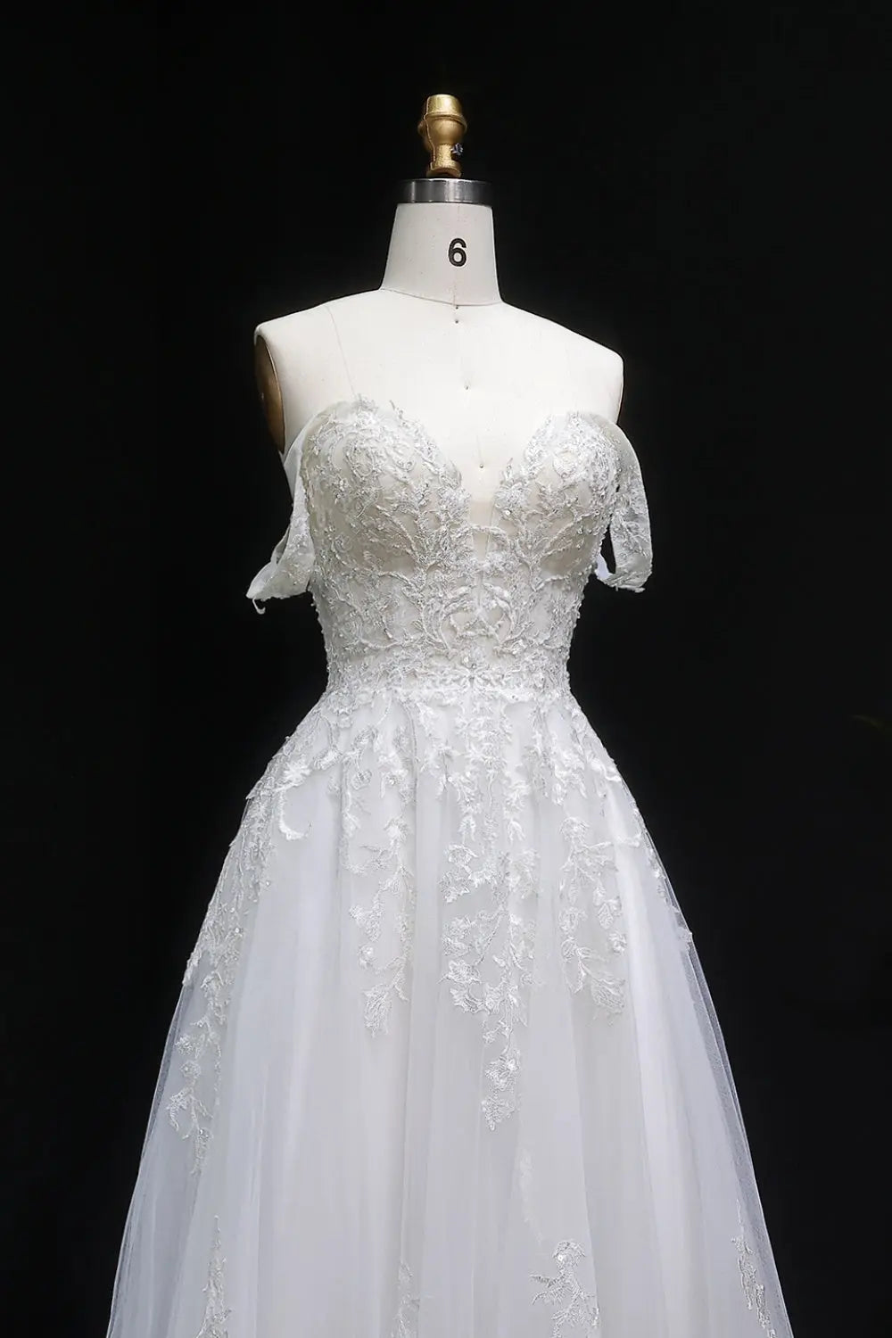 Fairy-Tale Tulle Ballgown Wedding Dress SW640 Sheer Fairy
