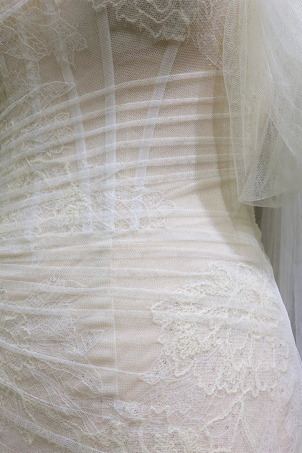 Modern Elegance Strapless Mermaid Wedding Dress SW653 Sheer Fairy