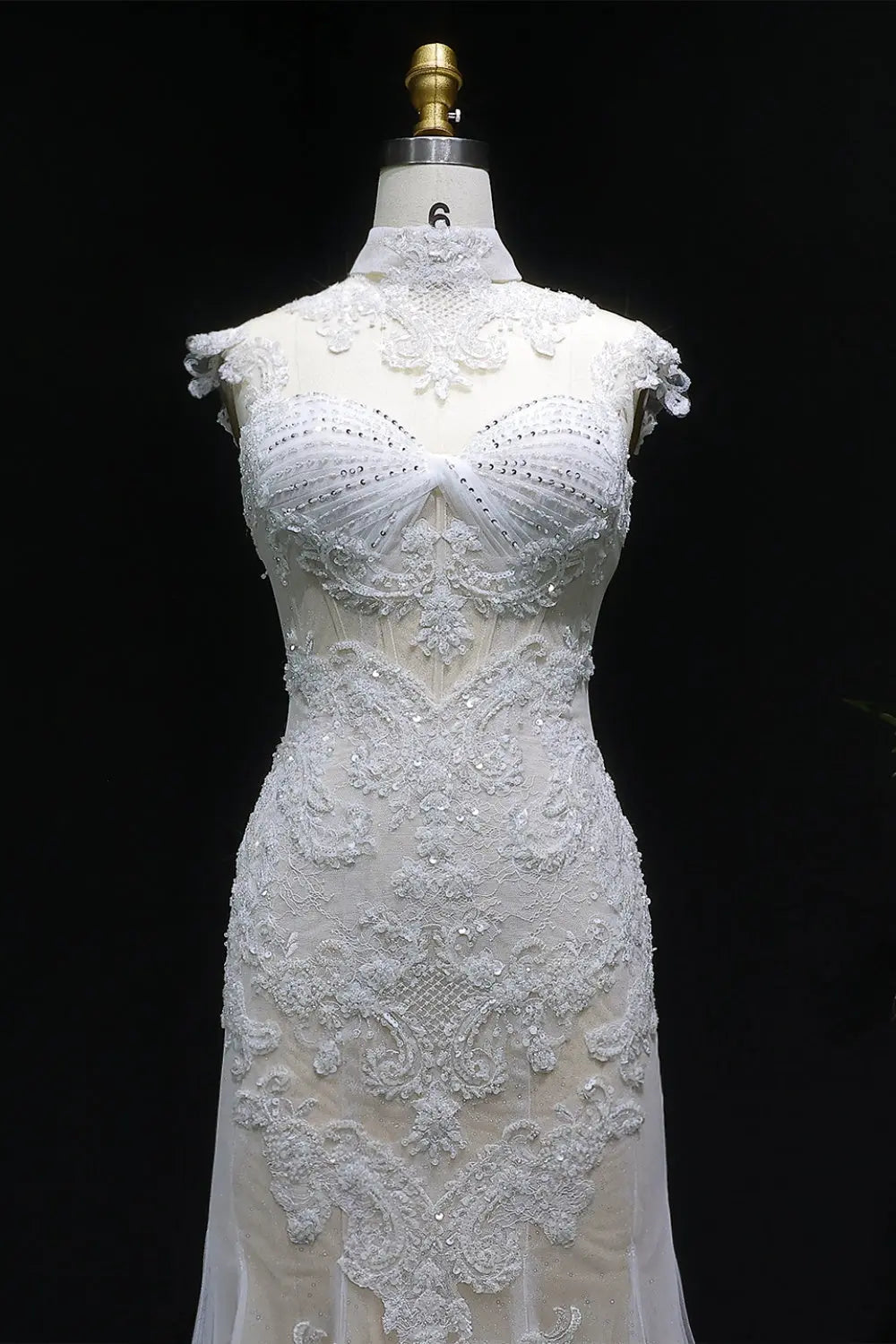 Sweetheart Trumpet Mermaid Wedding Dress SW654 Sheer Fairy