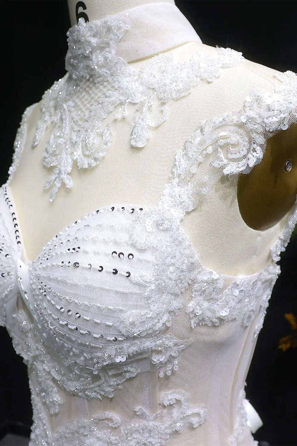 Sweetheart Trumpet Mermaid Wedding Dress SW654 Sheer Fairy