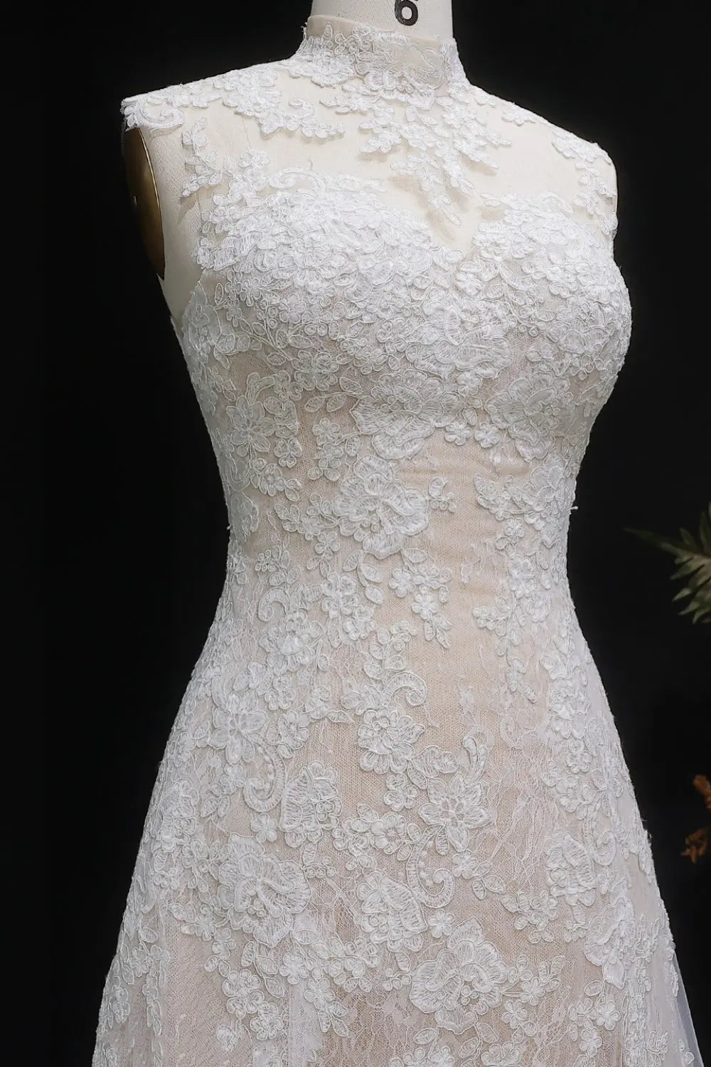 Elegant 3D Floral Strapless A-Line Wedding Dress SW659 Sheer Fairy