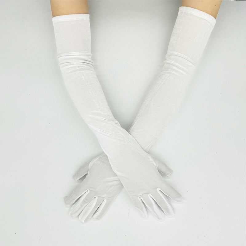 Long Velve Formal Gloves Wedding Prom Evening Gown Bridal Accessories GL004 SHEER FAIRY