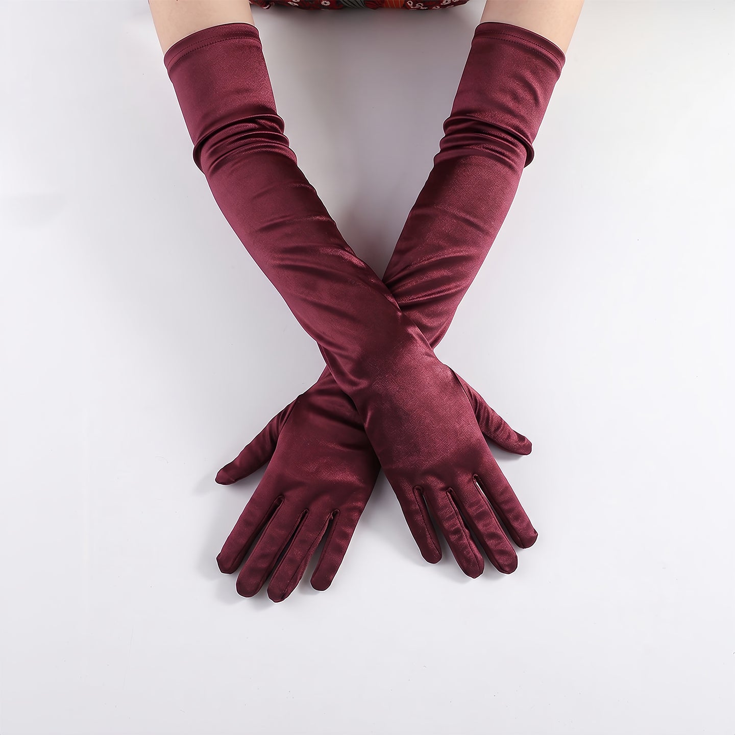 Long Satin  Gloves   Wedding Bridal Prom Evening Gown Accessories GL003 SHEER FAIRY