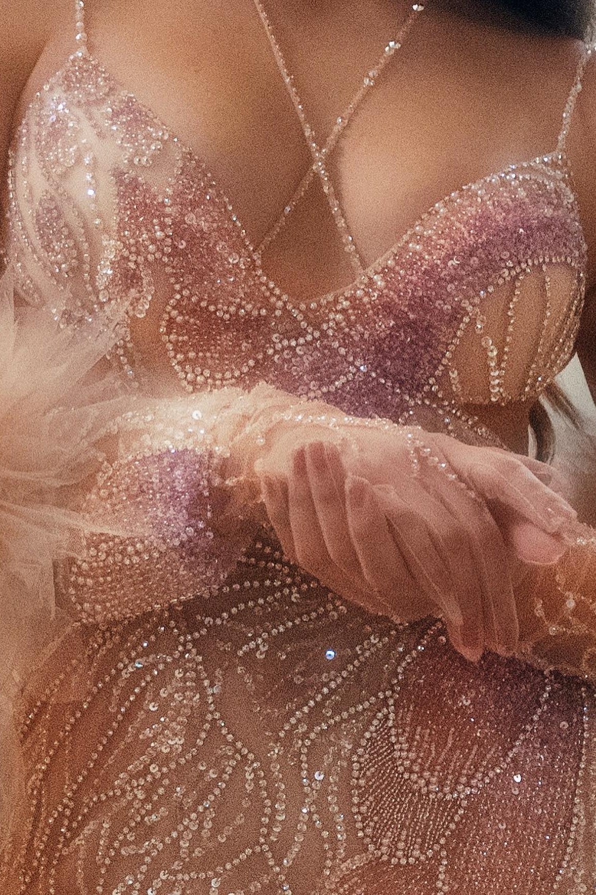 Modest 3D Floral Beaded Sweetheart Mermaid Evening Dress SS478